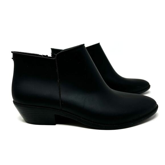 Sam Edelman Black Petty Rain Booties - Picture 4 of 14